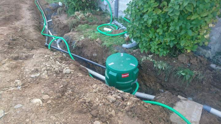 Travaux d'assainissement Dirinon